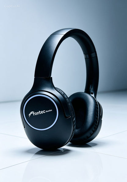 Fontec Rambo Wireless Stereo Headphones V5.4 | Type-C Fast Charging | 120H Standby Time | Deep Bass | HD Sound