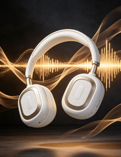 Fontec Hyper Sonix Wireless Headphones V5.4 | Type-C Fast Charging | 120H Standby Time | Deep Bass | HD Calls