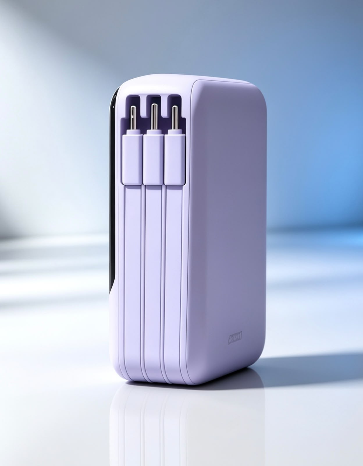 10000mAh Mini Fast Charging Power Bank 22.5W with LED Digital Display & 3 Built-in Cables – Compact Portable Charger