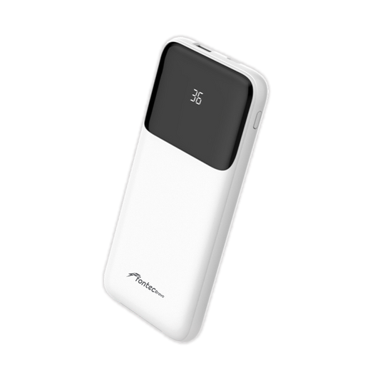 Fontec BRAVO 10000mAh Power Bank – 22.5W, Fast Charging, Built-in Type-C & iOS Cables, USB-A + Type-C Ports